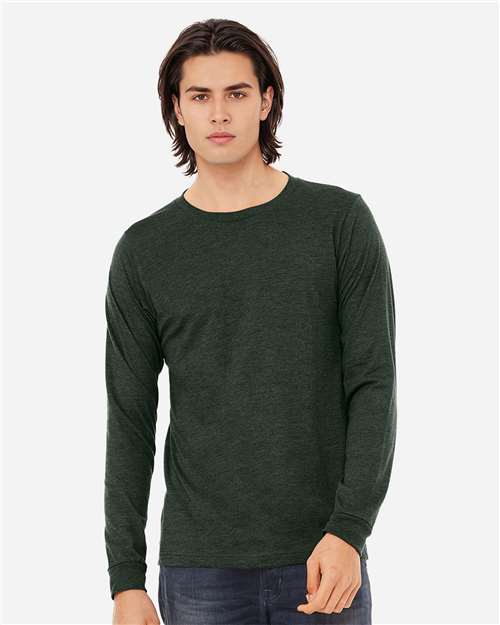 Heather CVC Long Sleeve Tee