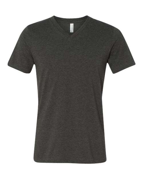 Unisex Heather CVC V-Neck Tee