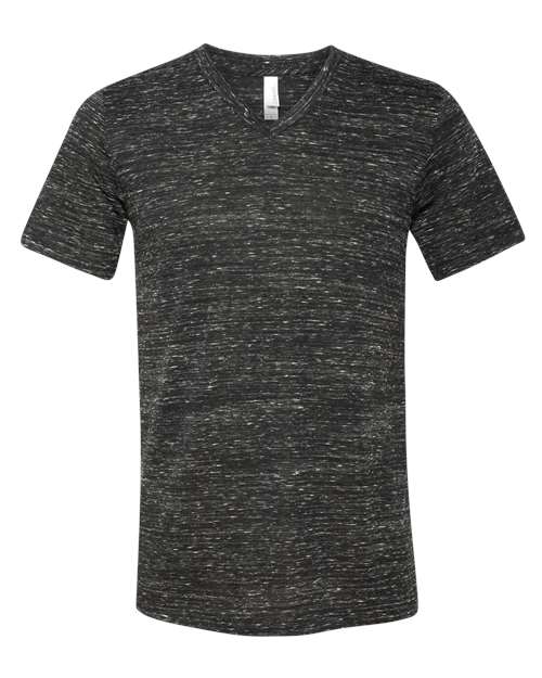Unisex Textured Jersey V-Neck Tee