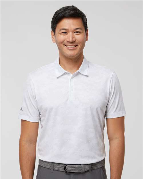 Men's All Over Camo Print Polo