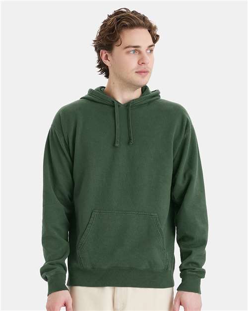 Garment-Dyed Hooded Sweatshirt