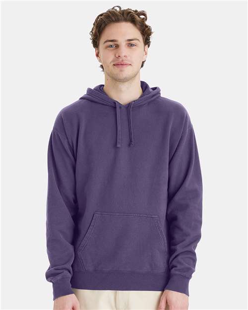 Garment-Dyed Hooded Sweatshirt