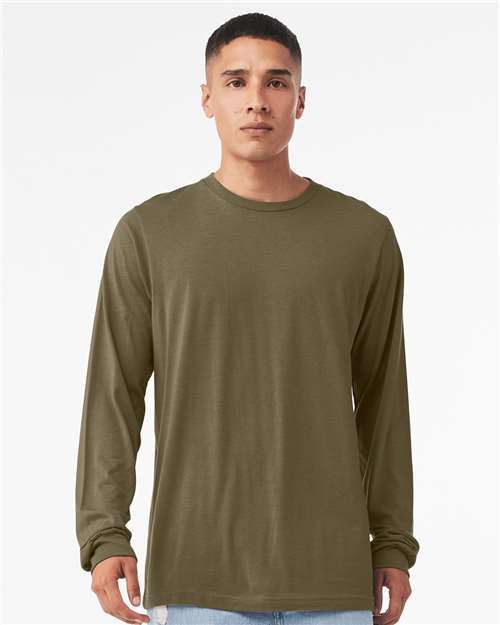 Heather CVC Long Sleeve Tee