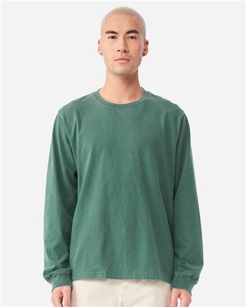 Unisex Heavyweight Garment-Dyed Long Sleeve Tee