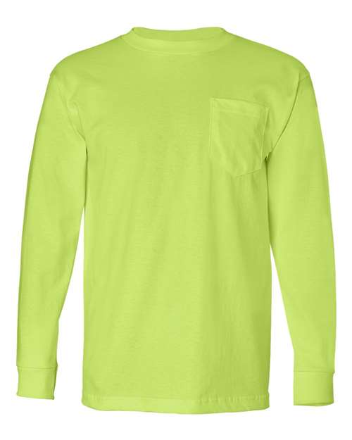 Unisex USA-Made Long Sleeve Pocket T-Shirt
