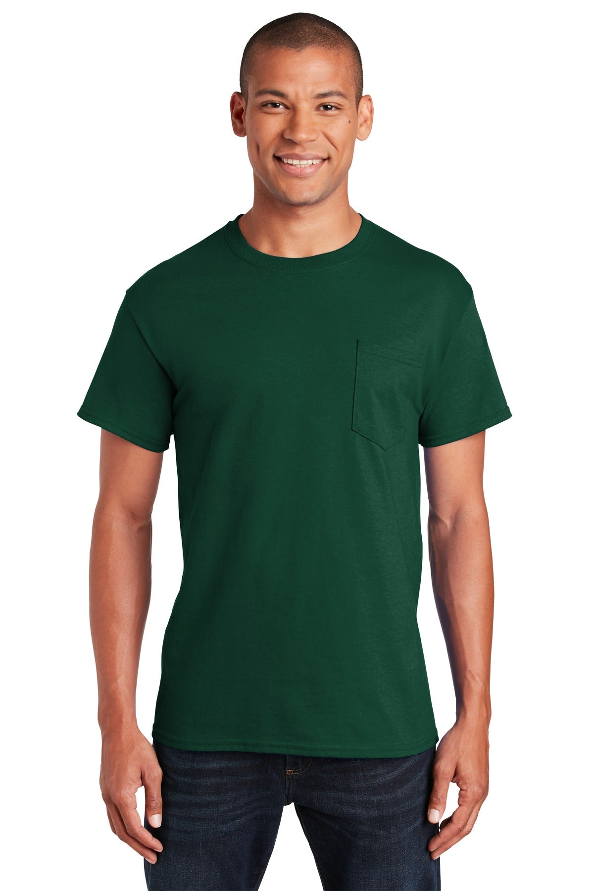 Gildan ®  - Ultra Cotton ®  100% US Cotton T-Shirt with Pocket.  2300