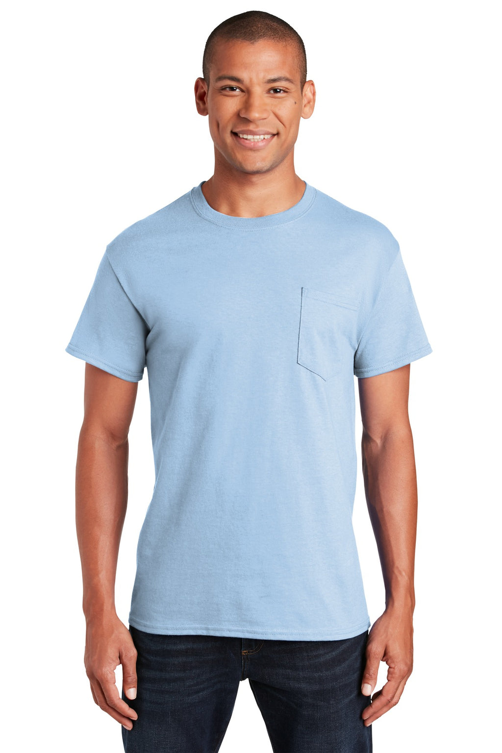 Gildan ®  - Ultra Cotton ®  100% US Cotton T-Shirt with Pocket.  2300