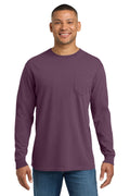COMFORT COLORS  ®  Heavyweight Ring Spun Long Sleeve Pocket Tee. 4410