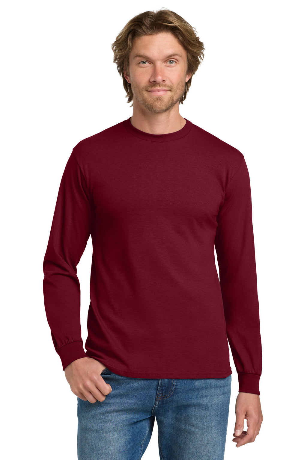 Gildan ®  - Heavy Cotton ™  100% Cotton Long Sleeve T-Shirt.  5400