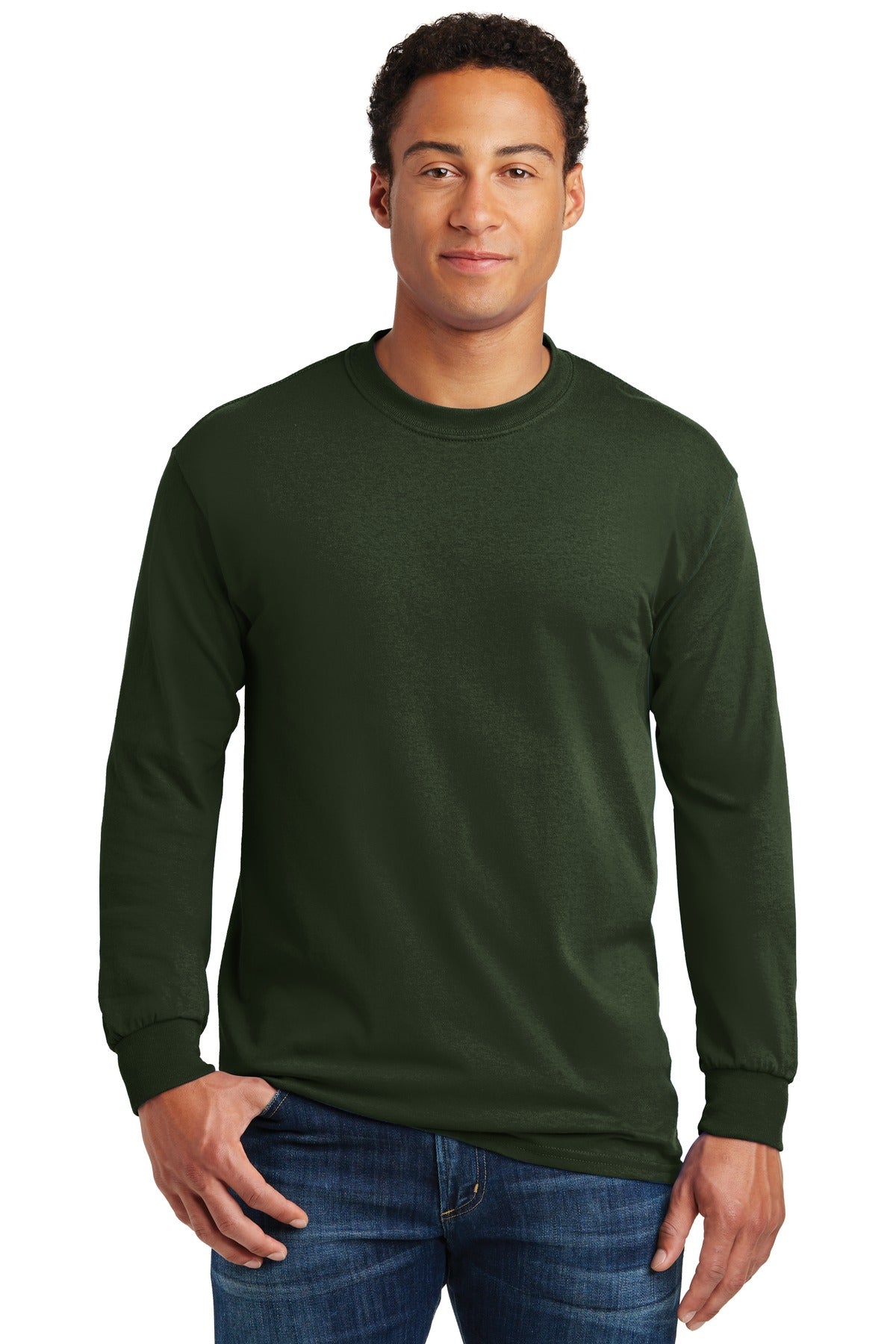 Gildan ®  - Heavy Cotton ™  100% Cotton Long Sleeve T-Shirt.  5400