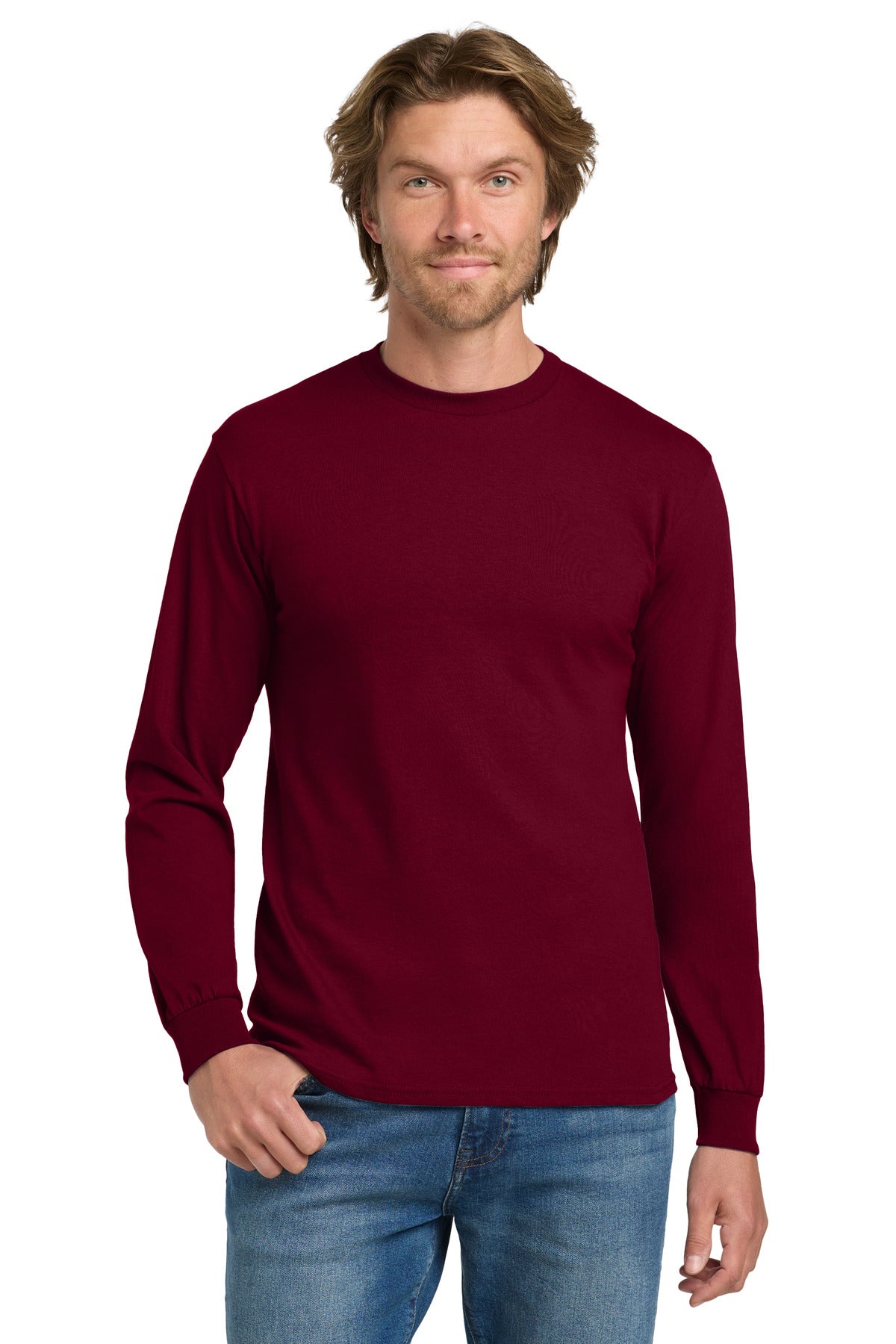 Gildan ®  - Heavy Cotton ™  100% Cotton Long Sleeve T-Shirt.  5400