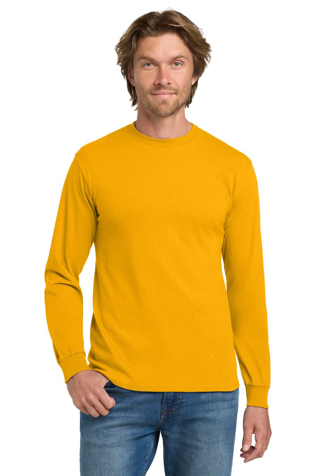 Gildan ®  - Heavy Cotton ™  100% Cotton Long Sleeve T-Shirt.  5400