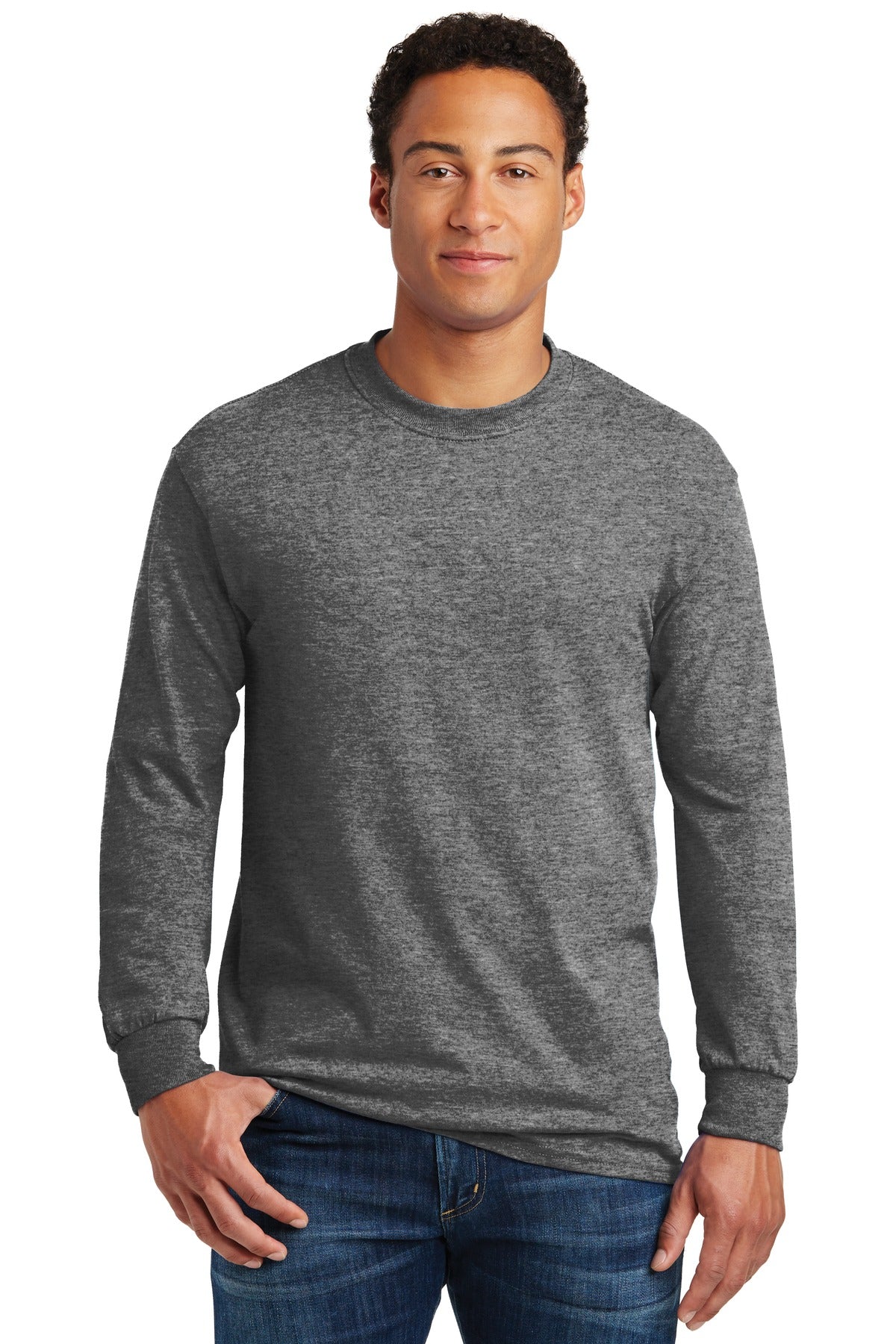 Gildan ®  - Heavy Cotton ™  100% Cotton Long Sleeve T-Shirt.  5400