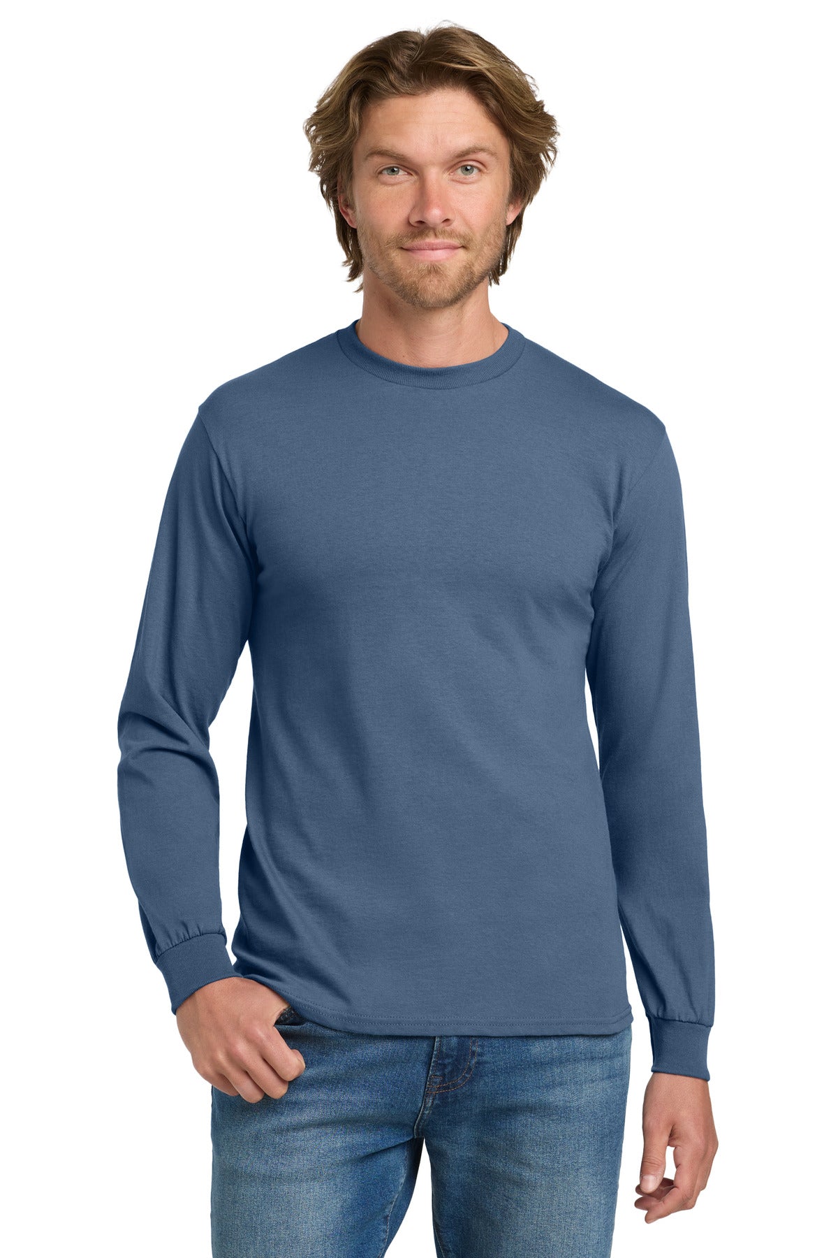 Gildan ®  - Heavy Cotton ™  100% Cotton Long Sleeve T-Shirt.  5400