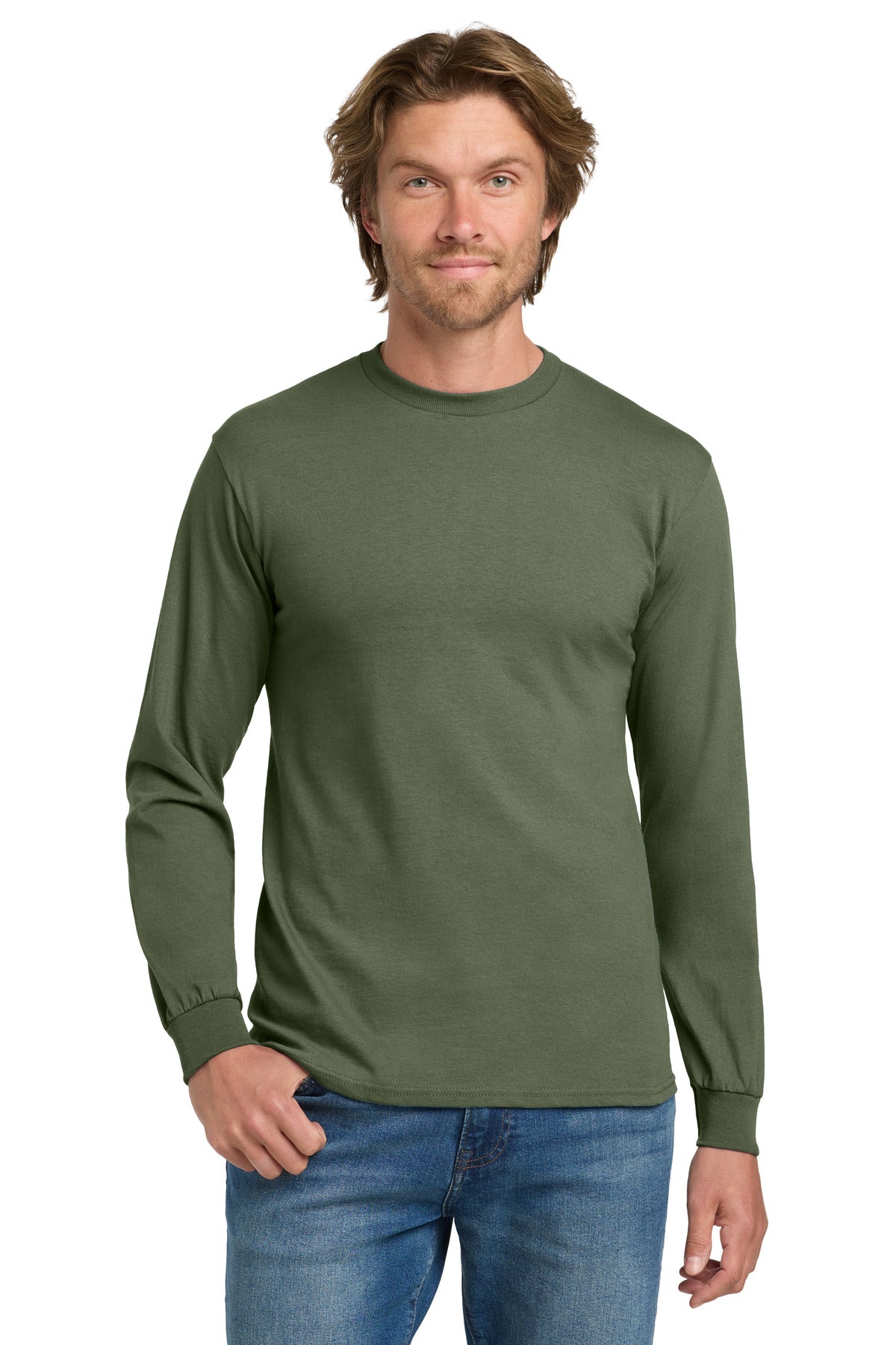Gildan ®  - Heavy Cotton ™  100% Cotton Long Sleeve T-Shirt.  5400