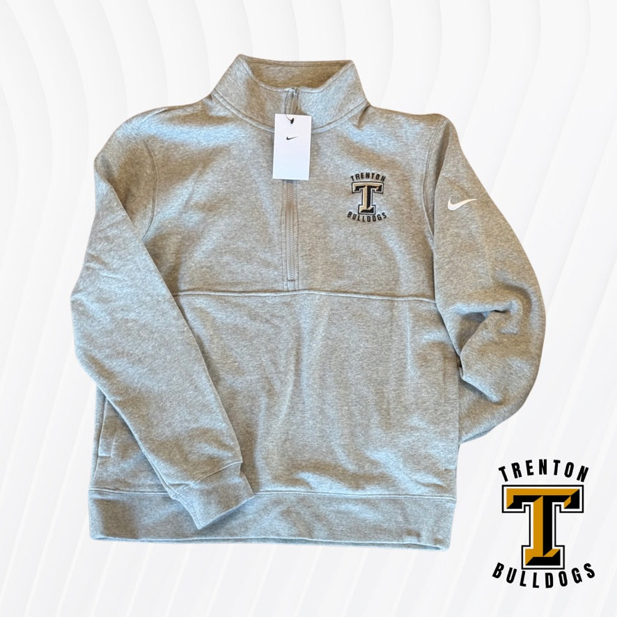 Trenton R-9 - Mens Nike Club Fleece Sleeve Swoosh 1/2-Zip