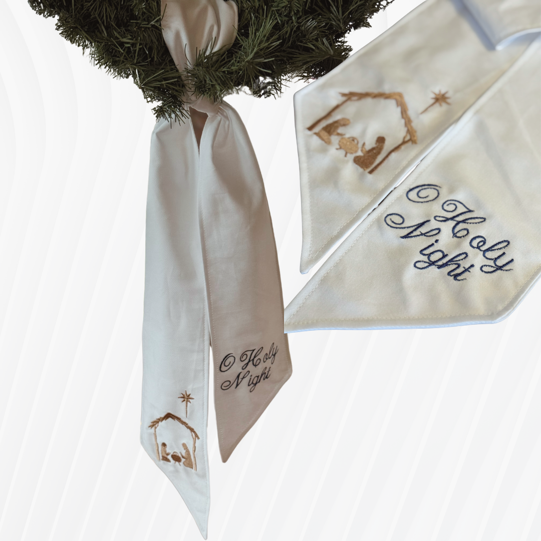Wreath Sash - "O Holy Night"