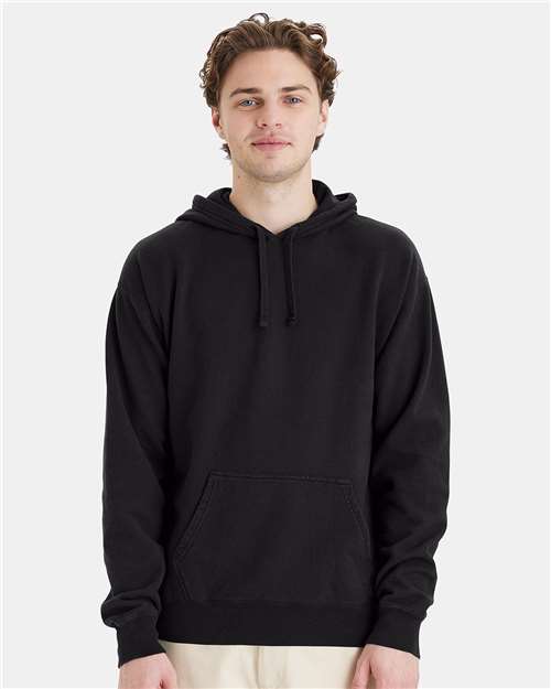 Garment-Dyed Hooded Sweatshirt