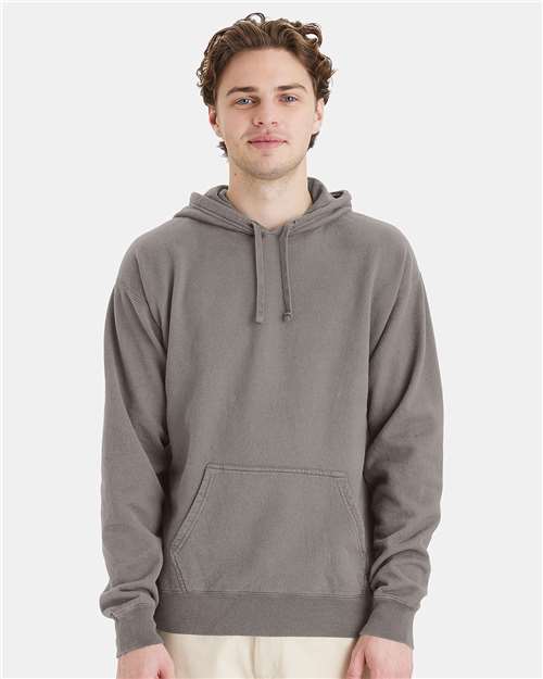 Garment-Dyed Hooded Sweatshirt