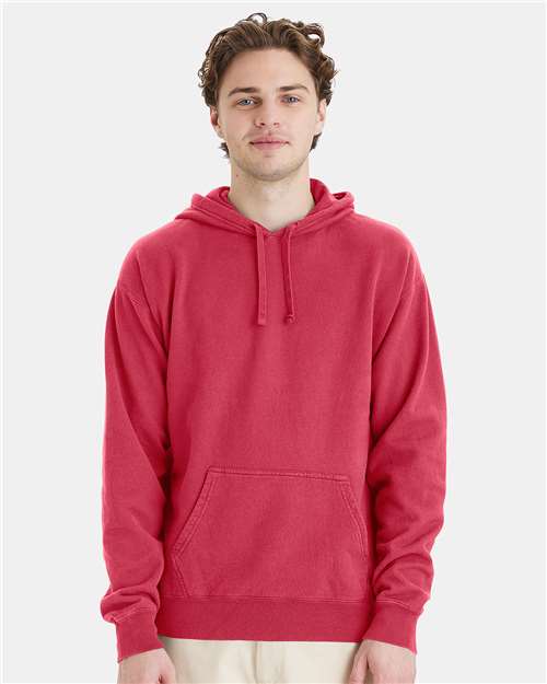 Garment-Dyed Hooded Sweatshirt