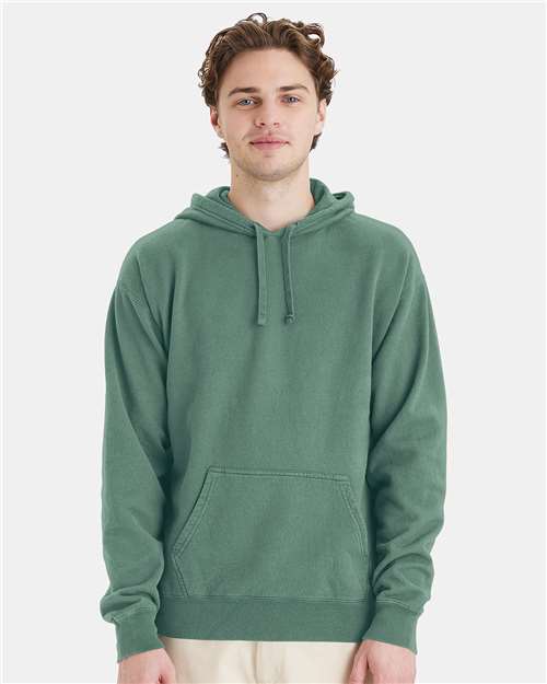 Garment-Dyed Hooded Sweatshirt