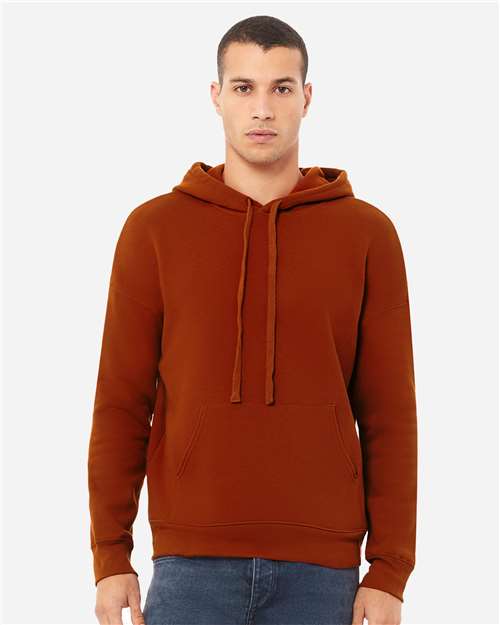 Unisex Sponge Fleece Drop Shoulder Hoodie Sweatshirt