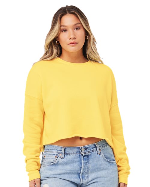 Women's Crop Fleece Crewneck Sweatshirt