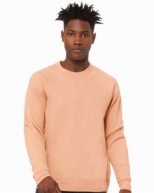 Unisex Sponge Fleece Raglan Crewneck Sweatshirt