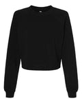 Women's Crop Raglan Fleece Crewneck Sweatshirt