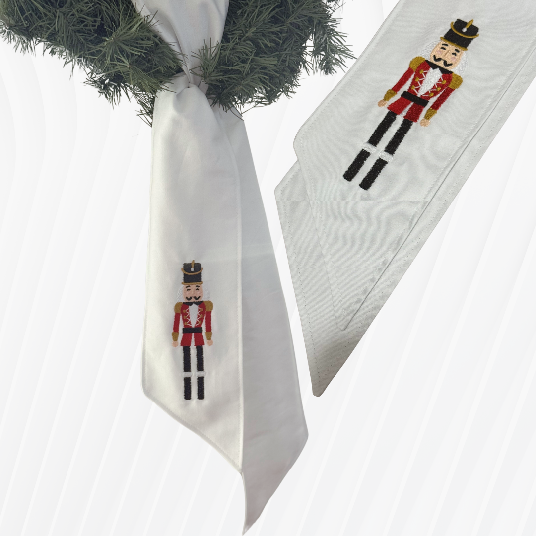 Wreath Sash - "Nutcracker"