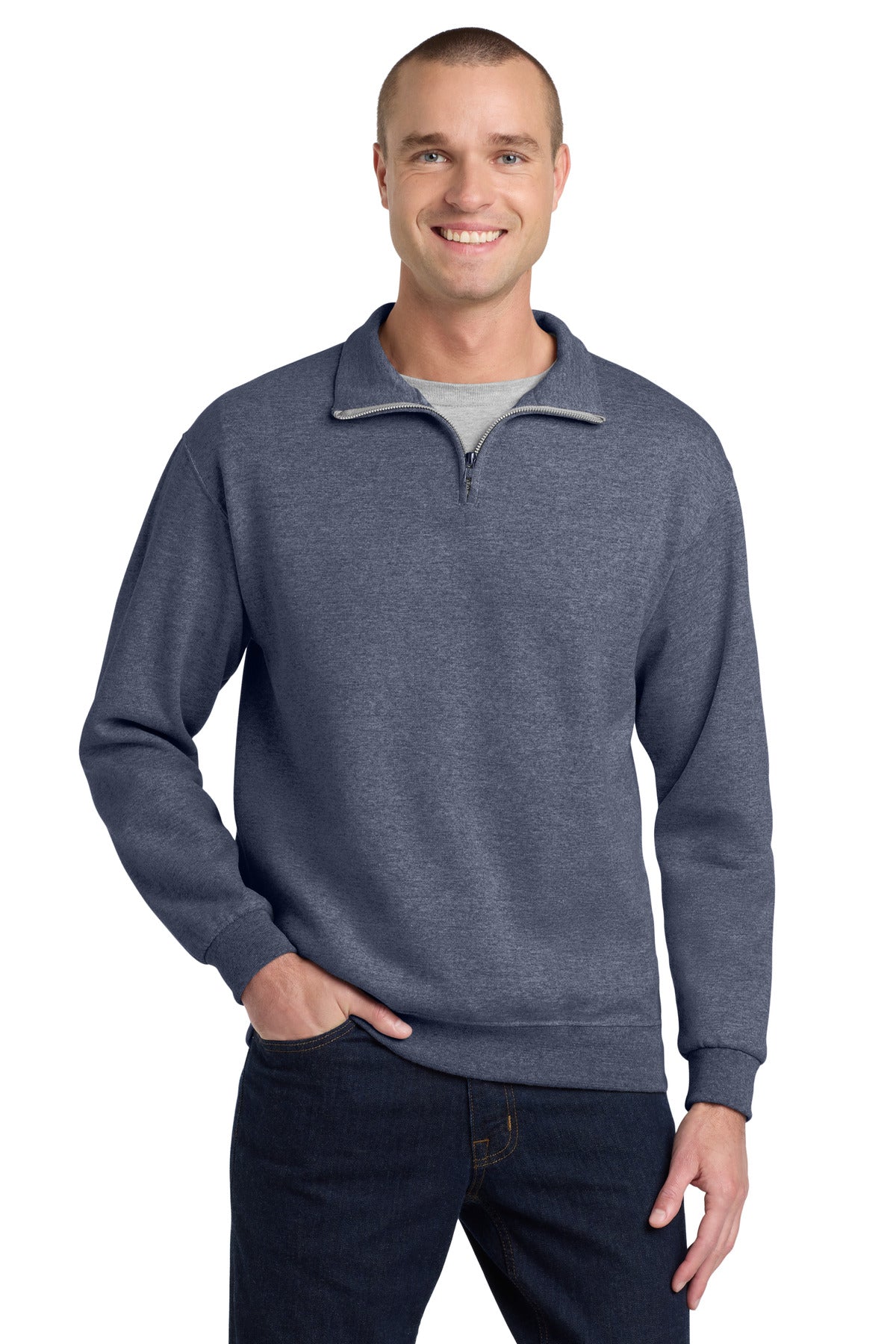Jerzees ®  - NuBlend ®  1/4-Zip Cadet Collar Sweatshirt. 995M