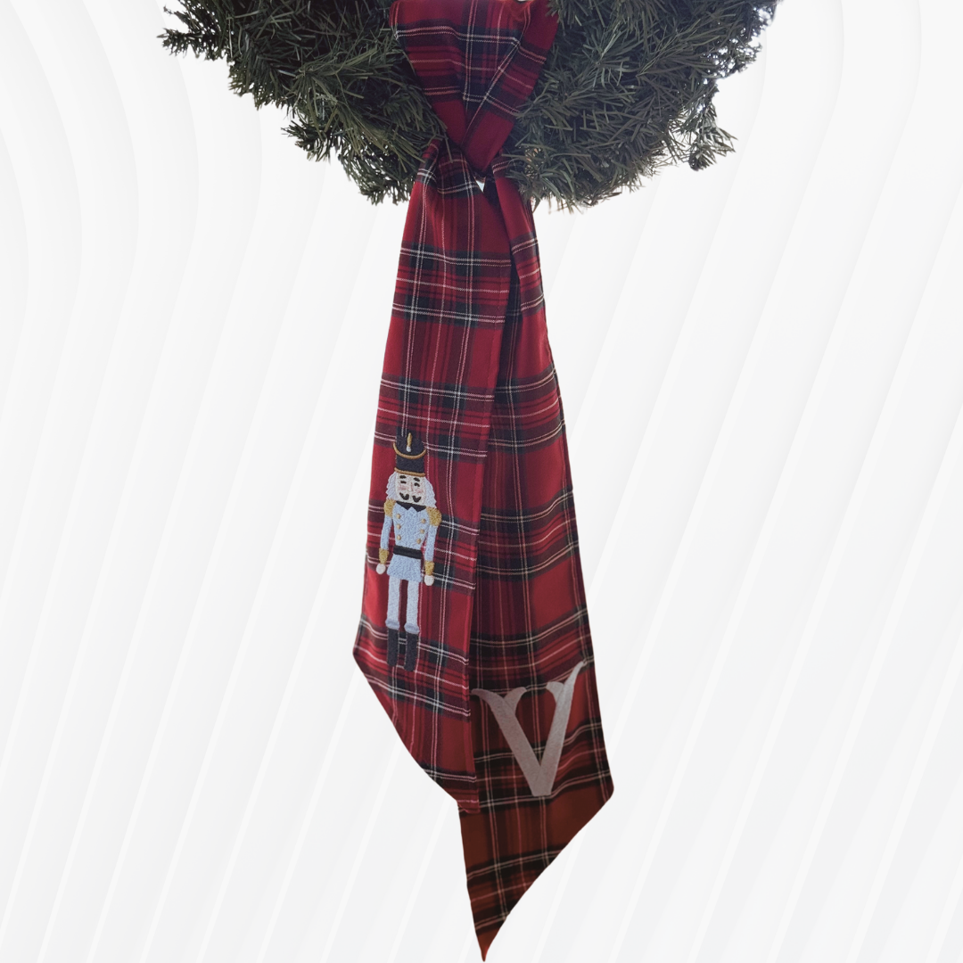 Wreath Sash - "Nutcracker"