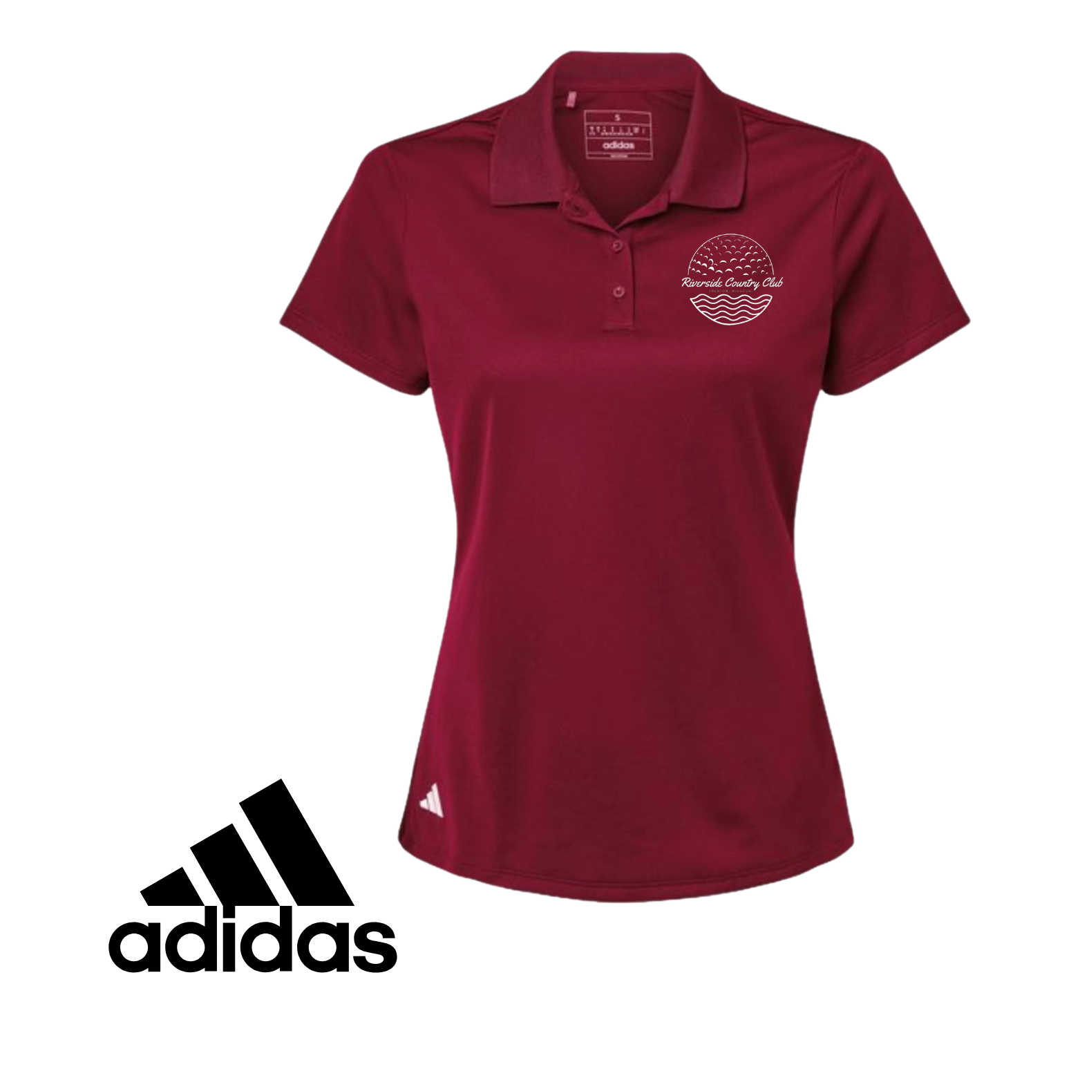Riverside Country Club - Adidas Women's Basic Sport Polo
