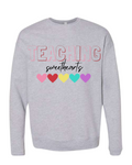 "Teaching Sweethearts" BELLA+CANVAS® Adult Unisex Sponge Fleece Drop Shoulder Sweatshirt