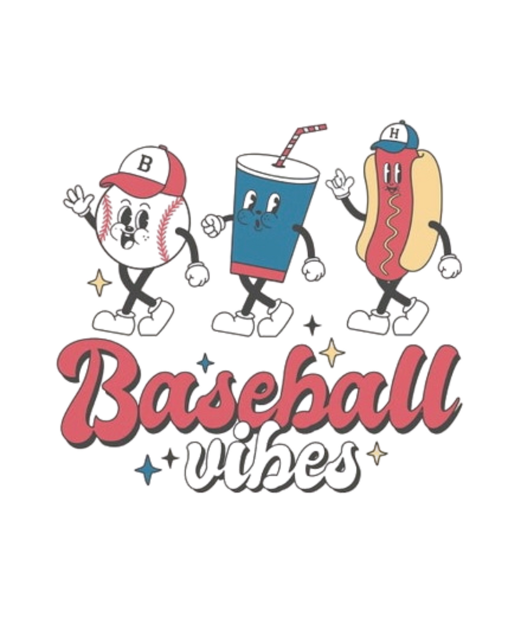 "Baseball Vibes"- Comfort Colors Heavyweight Tank