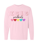 "Teaching Sweethearts" - Comfort Colors® Adult Heavyweight Ring Spun Long Sleeve Tee