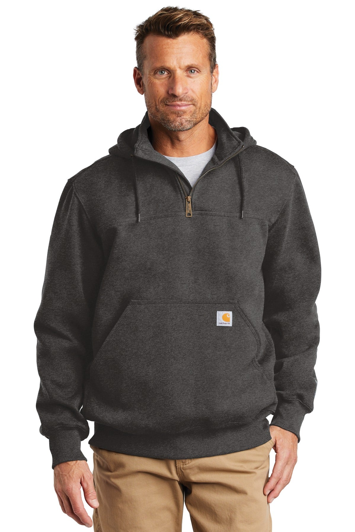 ハウンド Carhartt ® Rain Defender ® Paxton Heavyweight Hooded Zip Mock