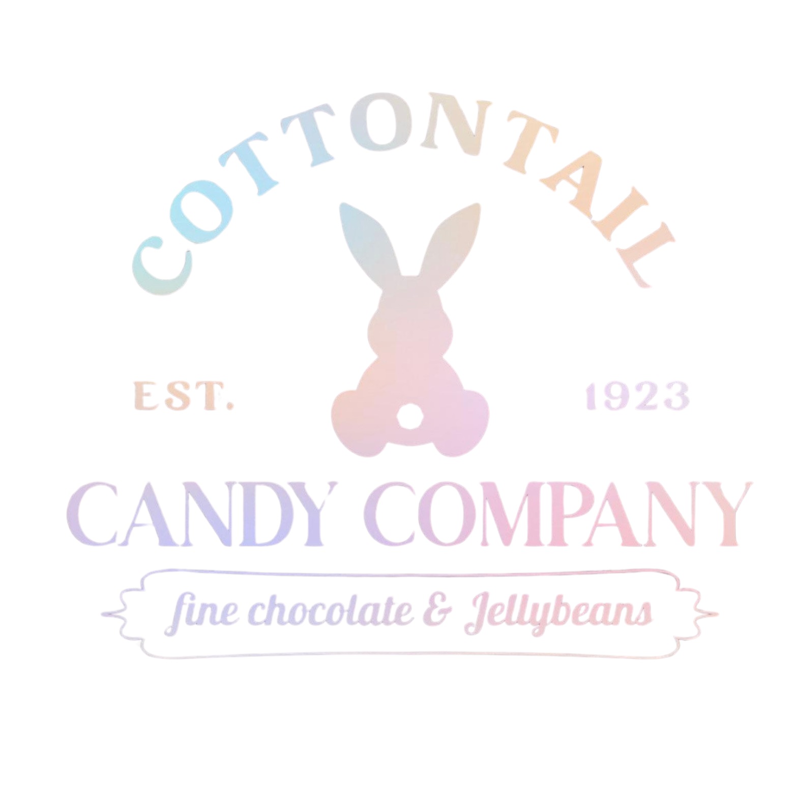 "Cottontail Candy Co." - Hanes Ultimate Cotton® Crewneck Sweatshirt