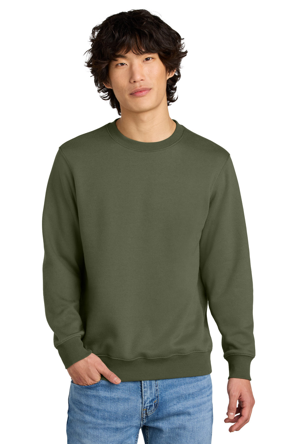 District ®  Perfect Weight ®  Fleece Crew DT1106