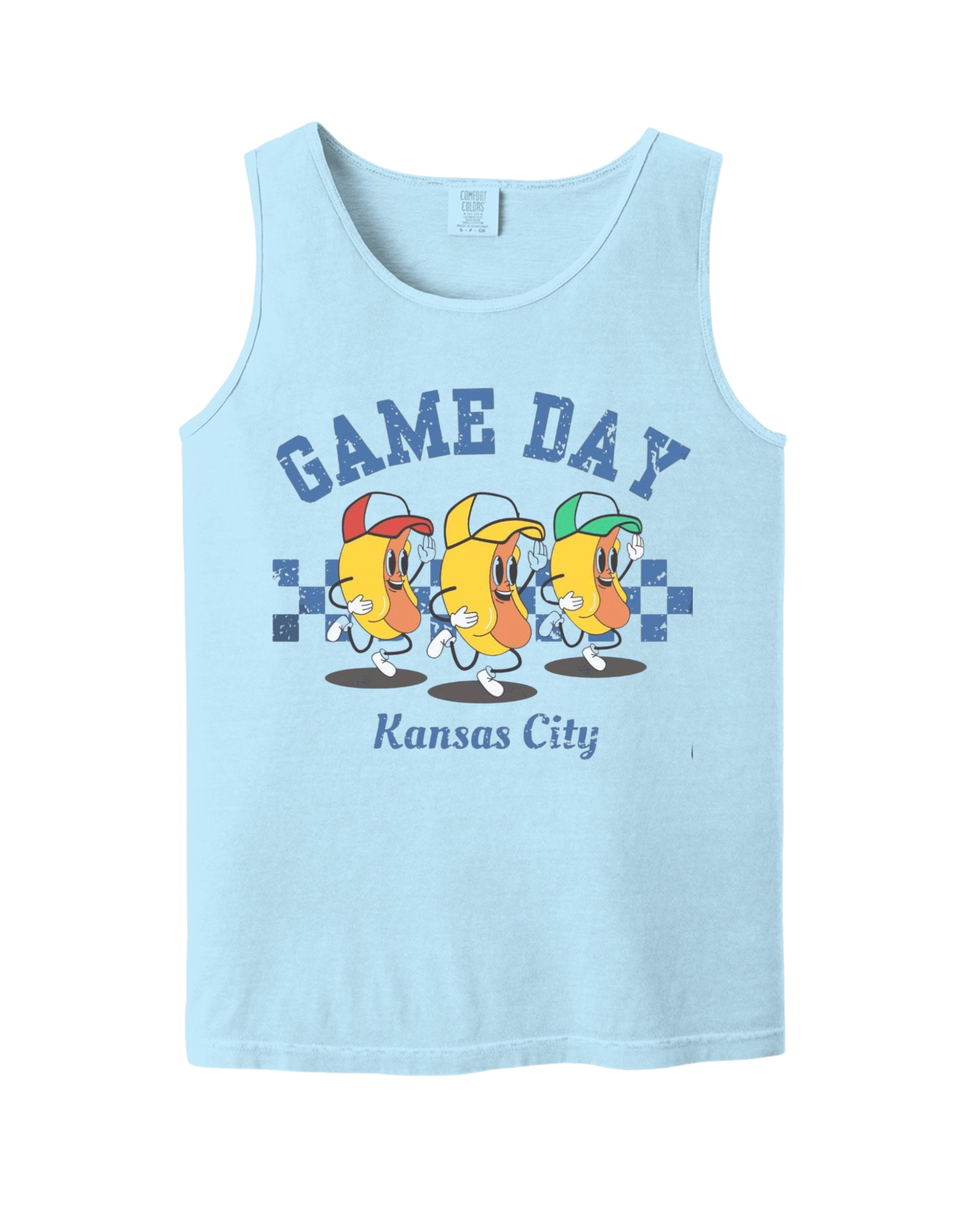 KC Royals "Game Day" - Comfort Colors - Garment-Dyed Heavyweight Tank