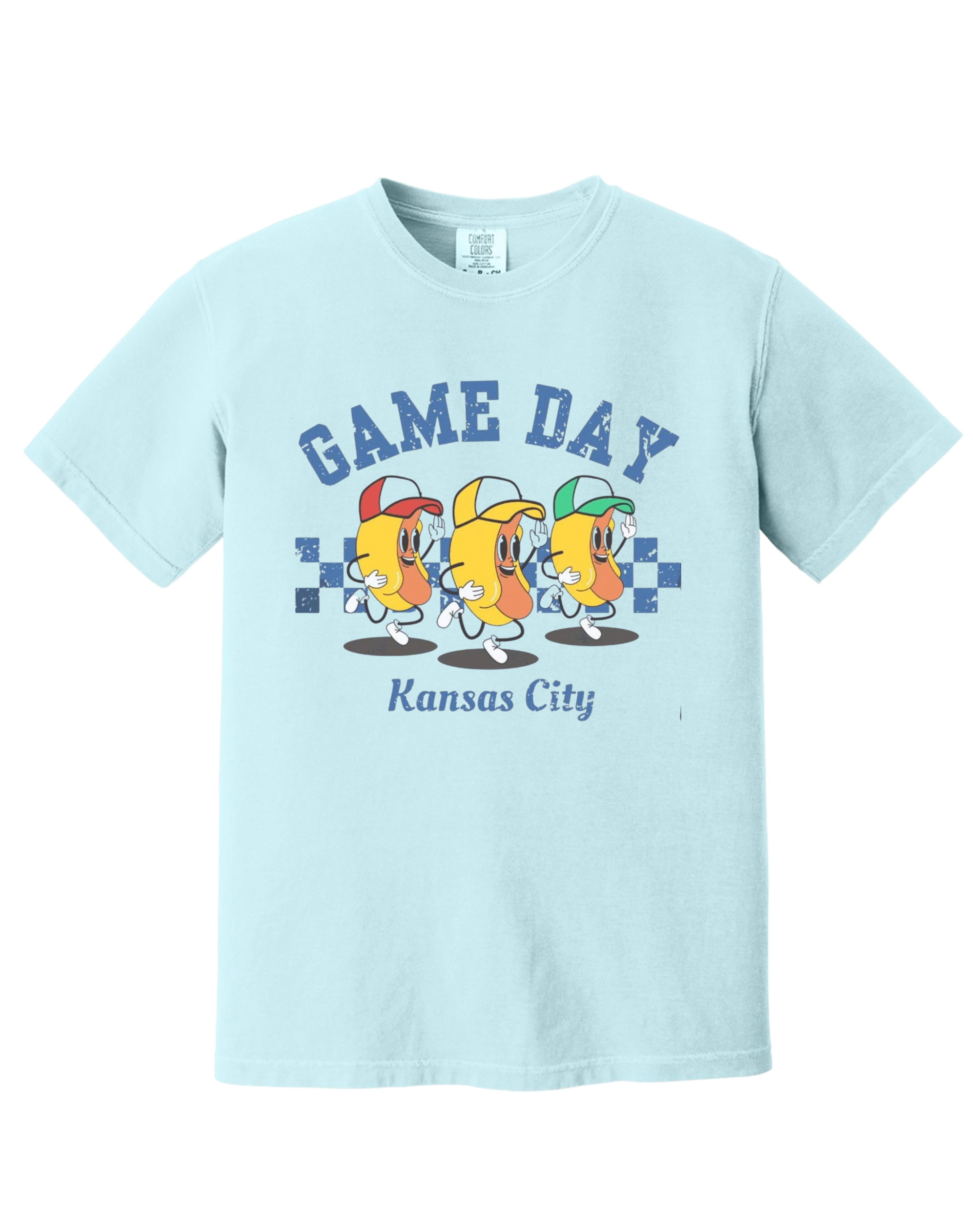 KC Royals "Game Day" - Comfort Colors - Garment-Dyed Heavyweight Tee