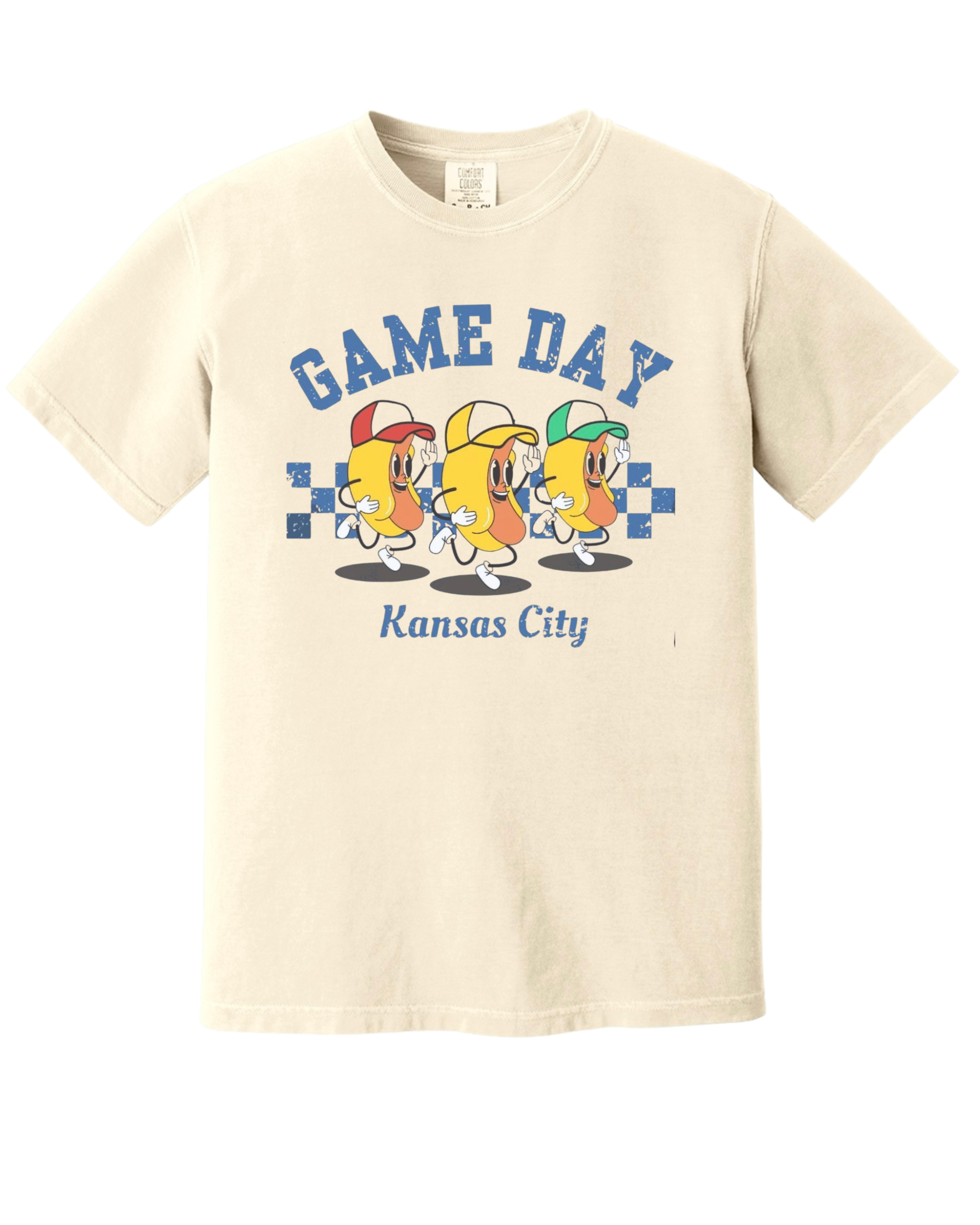 KC Royals "Game Day" - Comfort Colors - Garment-Dyed Heavyweight Tee