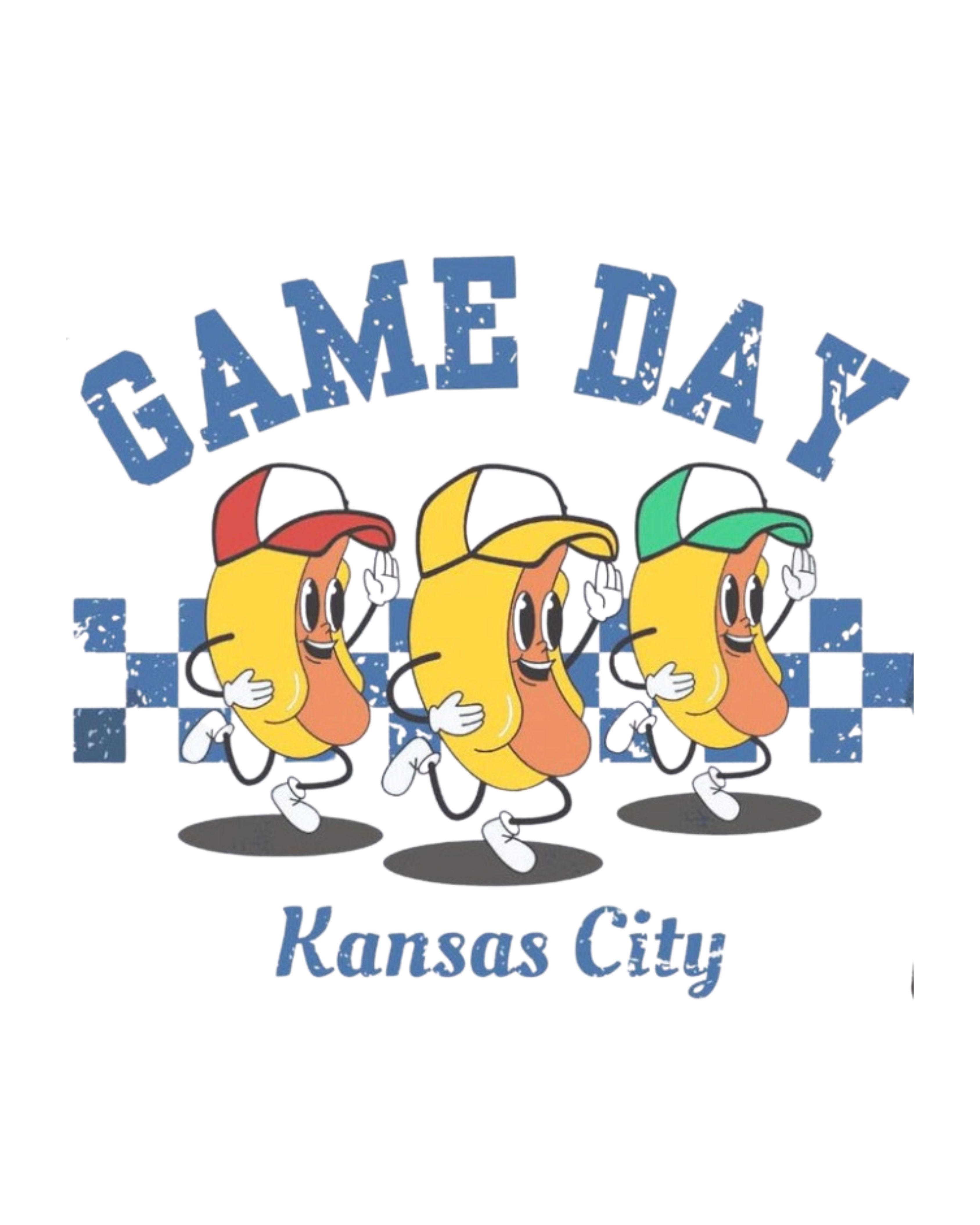 KC Royals "Game Day" - Comfort Colors - Garment-Dyed Heavyweight Tee