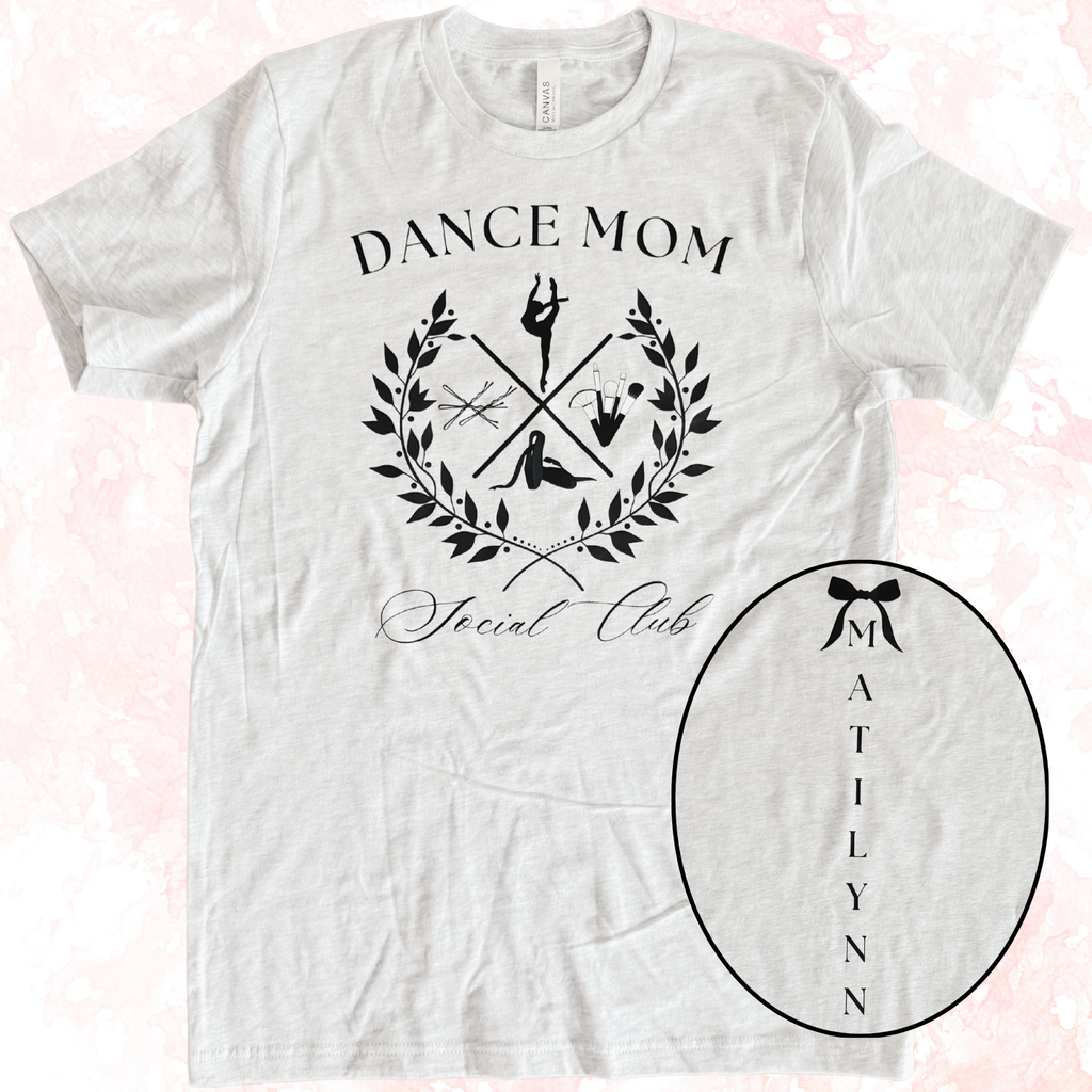 "Dance Mom Social Club" BELLA+CANVAS® Unisex Jersey Short Sleeve Tee