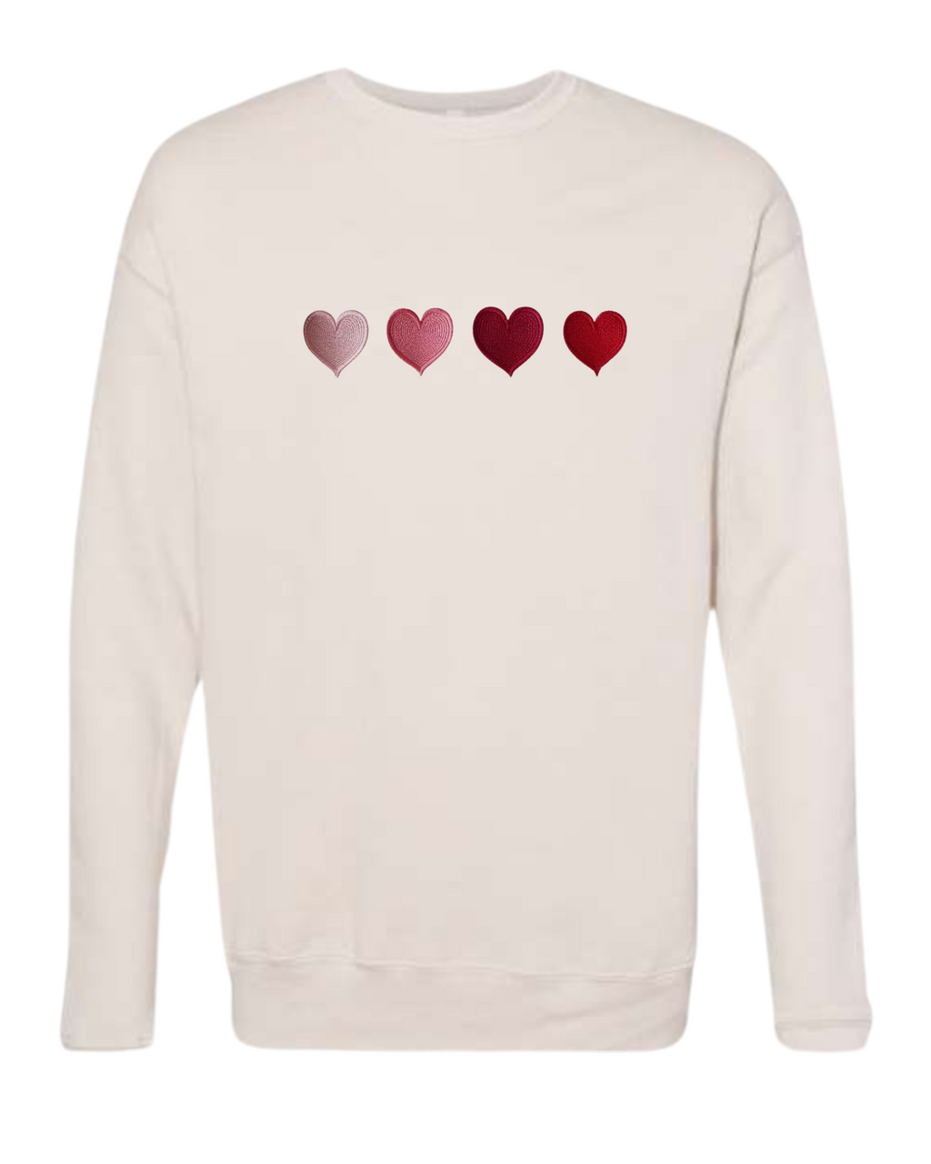 "4 Hearts" BELLA+CANVAS® Adult Unisex Sponge Fleece Drop Shoulder Sweatshirt