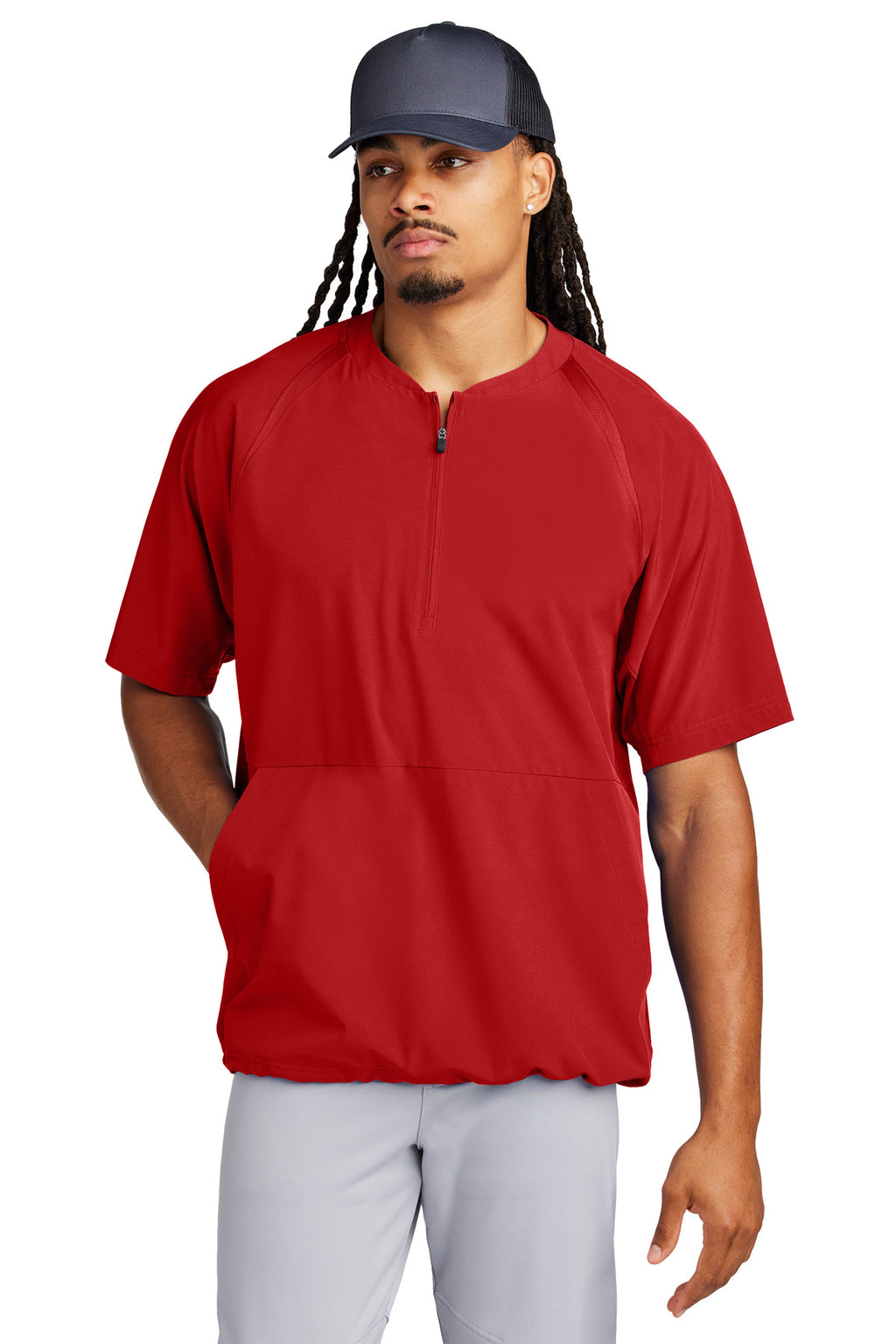 Sport-Tek ®  Repeat 1/2-Zip Short Sleeve Jacket JST489