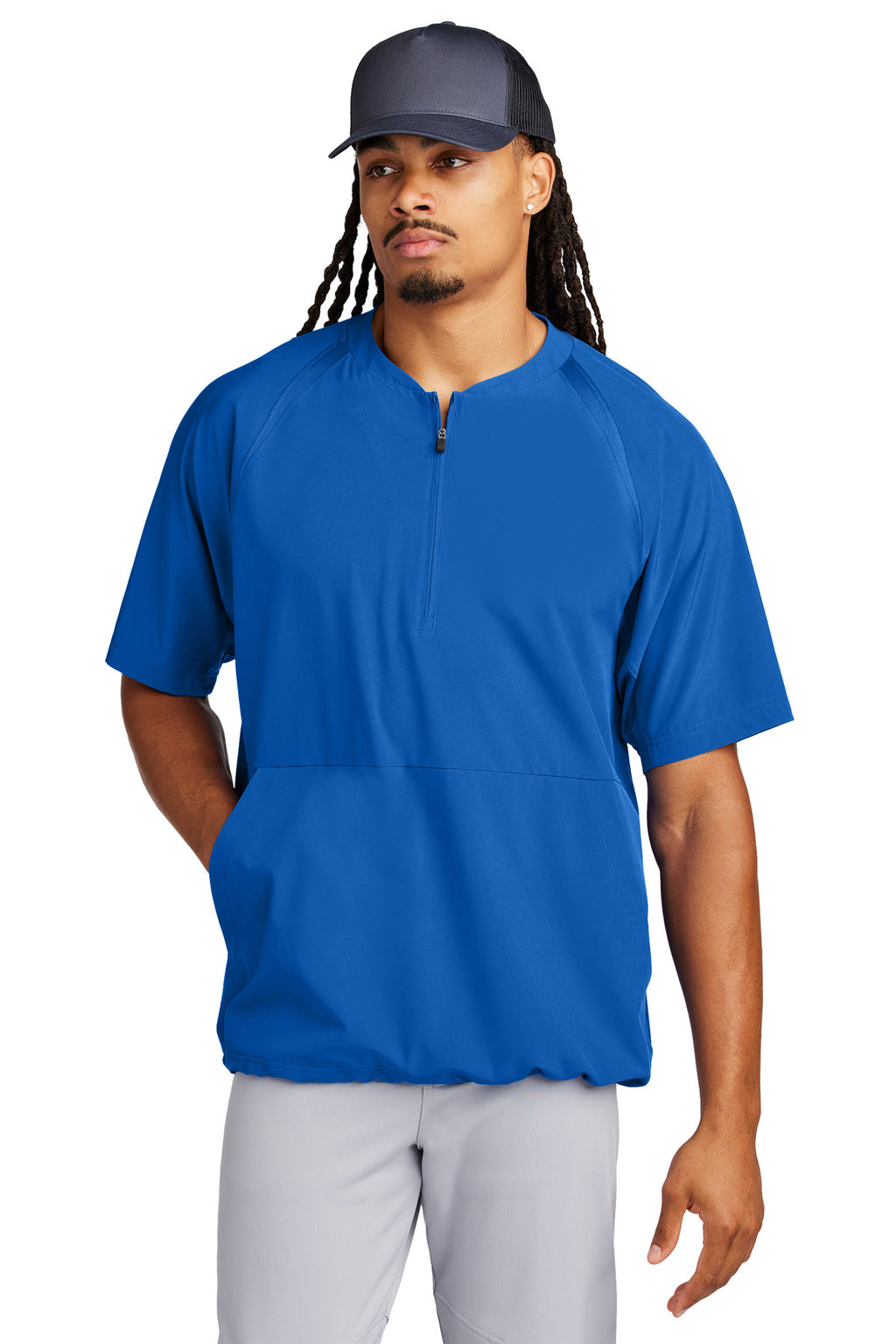 Sport-Tek ®  Repeat 1/2-Zip Short Sleeve Jacket JST489
