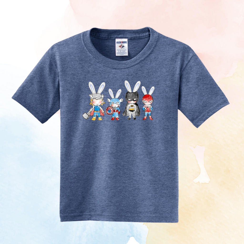 "Easter Superhero" Jerzees® - Youth Dri-Power® 50/50 Cotton/Poly T-Shirt