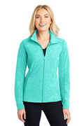Port Authority ®  Women's Heather Microfleece Full-Zip Jacket. L235