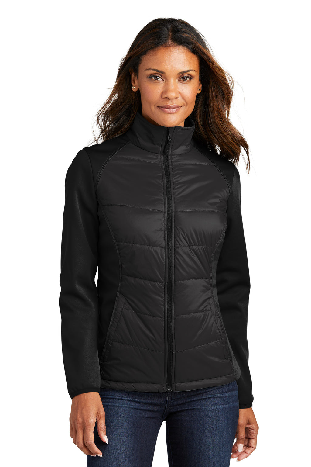 Port Authority® Ladies Hybrid Soft Shell Jacket. L787